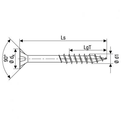 Spax pk t30 geg dd 6,0x240(100)