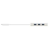 j5create USB 3.1 Type-C-poort met SD/Micro SD-kaartlezer JCH347Adapterdongle met 3 USB 3.1/3.0/2.0-poorten, voor Chromebook/MacBook/en meer USB Type C-apparaten - thumbnail