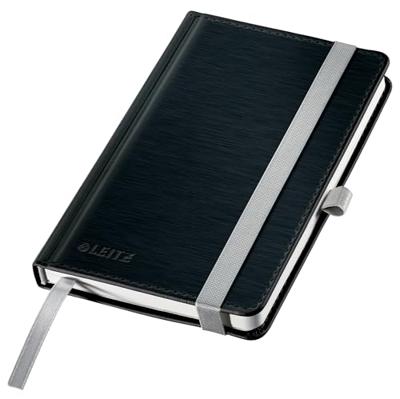 Leitz 44911094 Notitieboek Geruit Satijn-zwart Aantal paginas: 80 DIN A6