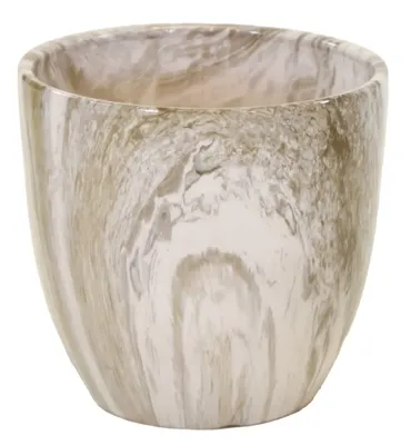 Pot egg hoog emperor d25h25 grijs