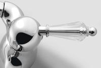 Opbouw Douchekraan Sapho Kirké Mengkraan Retro Kristal 1-hendel Chroom Sapho - thumbnail