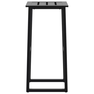 Barkrukken 4 st 38x38x80 cm gepoedercoat staal zwart - thumbnail