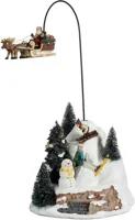 Flying Santa b/o l16xb17xh15,5 cm Luville - Luville - thumbnail