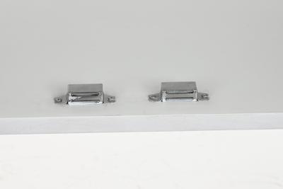 Dressoir DKD Home Decor Ruiten Wit Blik Mangohout (157 x 43 x 84 cm)