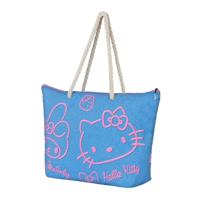Sanrio Soleil Beach Bag Hello Kitty Denim Blue - thumbnail