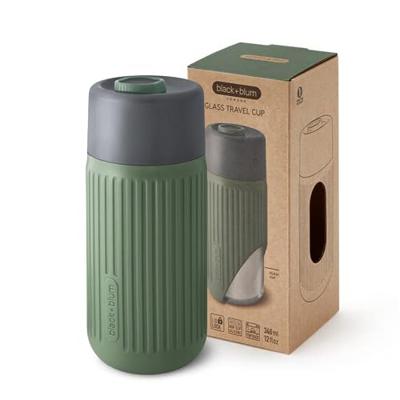 Black+Blum Reisbeker Glas - 0.34Ltr - Grijs/Olijf