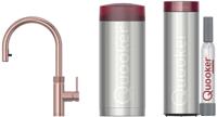 Quooker Flex met COMBI+ boiler en CUBE reservoir 5-in-1-kraan rosé koper - thumbnail