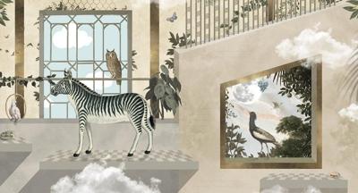 Muance Muance Fotobehang Zebra's playground - MU13075