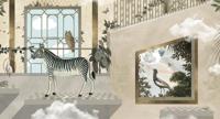 Muance Muance Fotobehang Zebra's playground - MU13075 - thumbnail