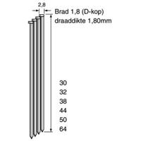 Dutack da-brads | 1,8x45mm | rvs | 5150010 5150010 - thumbnail