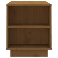 Tv-meubel 110x35x40,5 cm massief grenenhout honingbruin - thumbnail