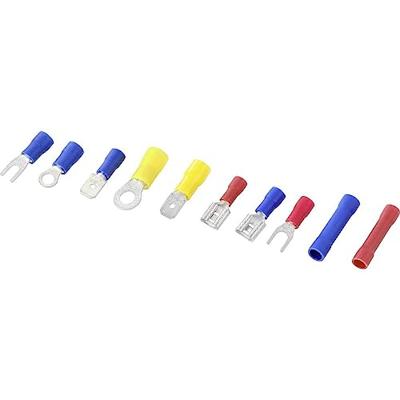 TRU COMPONENTS TC-9904304 Assortiment kabelschoenen 0.50 mm² - 6 mm² Rood, Geel, Blue 1 set(s) Box