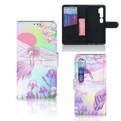 Xiaomi Mi Note 10 Pro | Telefoonhoesje | Met pasjeshouder | Bird Xiaomi Mi Note 10 Pro | Telefoonhoesje | Met pasjeshouder | Bird