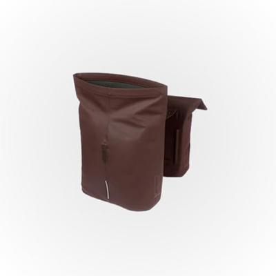 Basil tas city dubbel mik vegan leather | roasted brown