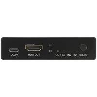 SpeaKa Professional SP-HDS-210 3 poorten HDMI-switch UHD 8K @ 60 Hz, UHD 4K @ 120 Hz - thumbnail