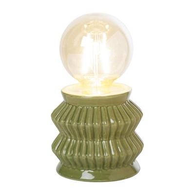 Tafellamp geometrisch - groen - ø10x17.5 cm Tafellamp geometrisch - groen - ø10x17.5 cm