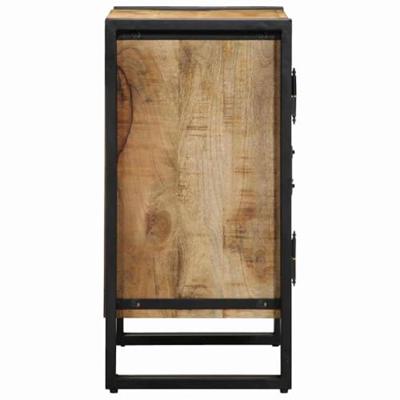 Schoenenkast met plank Bruin 56 x 35 x 70 cm Massief mangohout