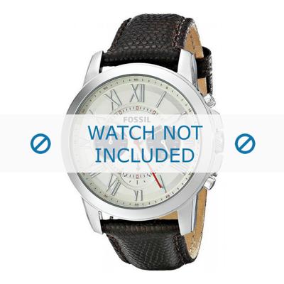 Horlogeband Fossil FS5021 Leder Bruin 22mm Horlogeband Fossil FS5021 Leder Bruin 22mm