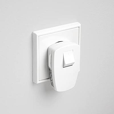 REV 0512100777 Haakse stekker met randaarde Kunststof Met schakelaar 250 V Wit IP20