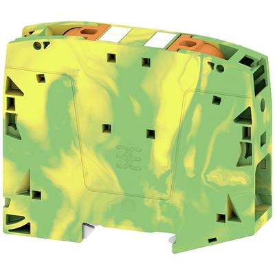 Weidmüller 2742110000 Aardklem Push-In-klem, Steekaansluiting Groen-geel 5 stuk(s)