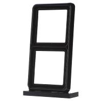 Jung CD582SW Afdekking Frame 2-voudig Zwart 1 stuk(s) - thumbnail