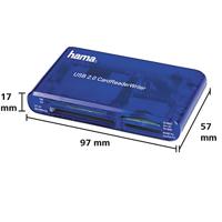 Hama 35 in 1 cardreader USB2.0 - thumbnail