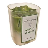 Geurkaars in glas Merry Mojito 6x8cm - thumbnail
