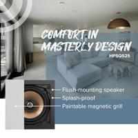 Artsound HPSQ525 Inbouwluidspreker - Wit (Paar) - thumbnail