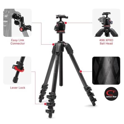 Manfrotto 055 Carbon 4 Sec Kit Ball Head Arca Swiss