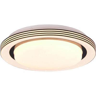Mat Zwarte LED Plafondlamp 10.5W - Dimbaar met Afstandsbediening