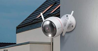EZVIZ C3W Super HD Outdoor Smart Security Cam, Met Sirene & Stroboscoop Licht, H.265, Kleur Nachtzicht, Menselijke Detectie
