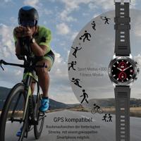 Smartwatch beafon WATCH 501 1,43" Staal Mat zwart - thumbnail