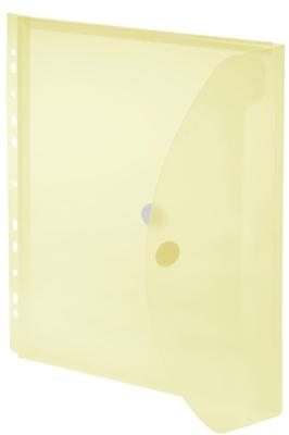 Foldersys geperforeerde showtas A4, geel