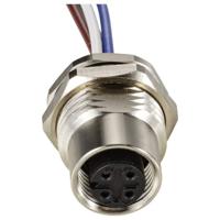 TRU COMPONENTS TC-12833048 Sensor/actuator inbouwbus M12 Aantal polen (sensoren): 4 Bus, inbouw 0.5 m 1 stuk(s) - thumbnail