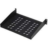 Digitus DN-19 TRAY-2-55-SW 19 inch Apparaatbodem voor patchkast 2 HE Vast inbouw Geschikt voor kastdiepte: vanaf 800 mm Zwart - thumbnail