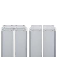 Tuinscherm uittrekbaar 170x1200 cm rood - thumbnail