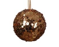 Kerstbal foam d8 cm pecannoot bruin Decoris - Decoris - thumbnail