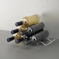 Metaltex Quick Box Smart Kitchen Flessenrek voor 10 Flessen 11x32x3 cm Wit - thumbnail