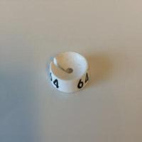 MB wit/zwart 64 voor op kledinghanger - thumbnail