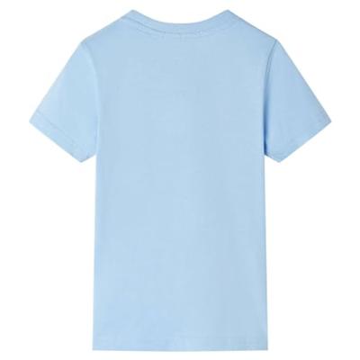 Kindershirt met korte mouwen 104 lichtblauw Kindershirt met korte mouwen 104 lichtblauw