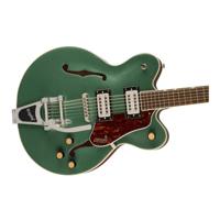 Gretsch G2622T Streamliner Center Block Double-Cut Steel Olive IL semi-akoestische gitaar - thumbnail