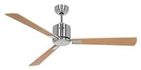 CasaFan ECO NEO III 132 BN-AH/BU WiFi Flügel Ahorn/Buche Plafondventilator 27 W (Ø x h) 132 cm x 360 mm Chroom (geborsteld) Met afstandsbediening, Timer, Met - thumbnail