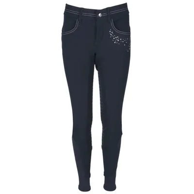 Easy Rider Rijbroek Fenne jr full donkerblauw maat:176 Easy Rider Rijbroek Fenne jr full donkerblauw maat:176
