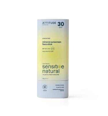 Attitude Sensitive Natural SPF30 Sunscreen Face Stick
