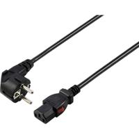 Sygonix SY-6733072 Apparaat (koud) Aansluitkabel Zwart 2 m Afsluitbaar - thumbnail