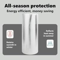 VidaXL Radiatorfolie zilver 10 x 1 m polyetheen - thumbnail