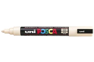 Uni-Posca Posca marker, afm pc-5m, lijndikte 2,5 mm, medium, beige, 1 stuk