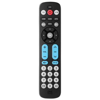 OneForAll URC6821 Afstandsbediening Zwart