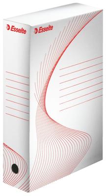 Archiefdoos esselte boxy 80mm 250x352mm wit | 25 stuks Archiefdoos esselte boxy 80mm 250x352mm wit | 25 stuks