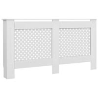 Radiatorombouw 152x19x81,5 cm MDF wit - thumbnail